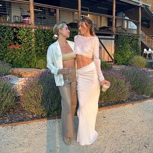 Rebecca Gundling Nothing Compares 2 Me Top & Skirt White